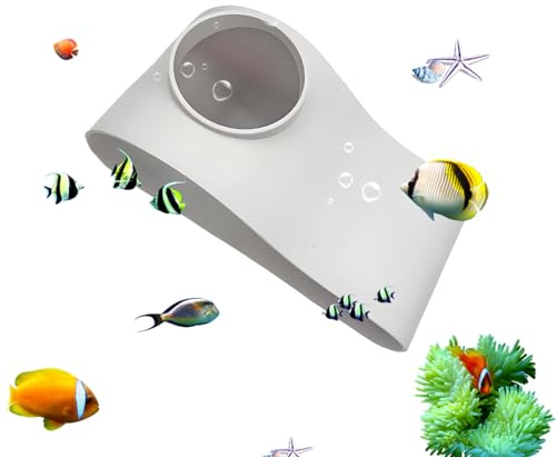 Aquarium Underground Hideaway,Fish Tank Undergravel Hideaway Decoration - Fish Tank Decorations for Clown Loach Kuhli Loach Corydora Catfish Shrimp Hermit Crab