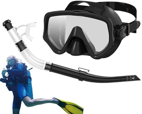 Snorklingsutrustning för vuxna Vuxen Silikon Torrtopp Undervattens | Torrtopp Snorkel Set Simträning Och Vattensport För Entusiaster, Undervattensupplevelser Samt St
