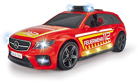 Dickie Toys - Feuerwehrauto Mercedes AMG E43 (30 cm) - motorisiertes Feuerwehr-Auto mit Licht & Sound - für Kinder ab 3 Jahren