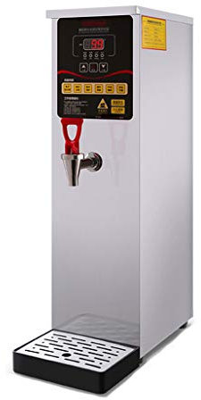 Calentador Paso a Paso, Equipo de Tienda de té Grande Comercial de 3000 W, Pantalla LCD LED, Calentador de Agua de Acero Inoxidable (30/40 L)