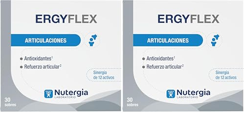 Nutergia - ERGYFLEX, en polvo, 30 sobres (Paquete de 2)