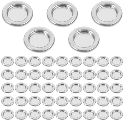 50 pezzi piccolo coni di incenso, 3 cm, supporto per coni di incenso, in metallo, per desktop, coni di incenso, vassoio decorazione per la casa, colore argento