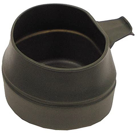 Vikbar kopp Fold-A-Cup 200 eller 600 ml från WILDO hopfällbar kopp campingmugg campingmugg vikbar