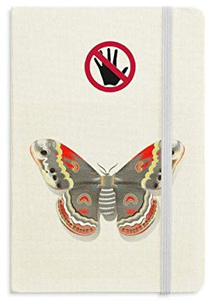3D kattunge fjäril i kinesisk stil hemlig anteckningsbok klassisk journal Diary A5
