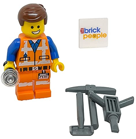 LEGO Movie: Construction Worker Emmet With Flashlight and Tools