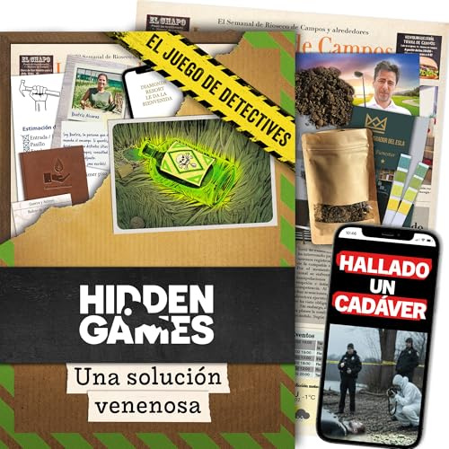 Hidden Games Escena del Crimen – Una Solución Venenosa – Juego de Misterio