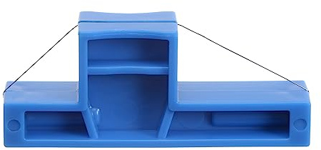 QUARKZMAN Vinkelsnitt lerverktyg tråd snedklippare lera trimning verktyg plast keramik tråd skärverktyg liten potta vinkel skärning för skulptur blå 6,7 x 4,1 x 0,59 tum