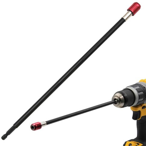 Schnellspanner-Bohrerhalter – 12-Zoll-Bohrerverlängerungshalter Bohrerverlängerung | Multifunktionaler Schnellwechsel-Bithalter, Flexibler Bohrer-Bit-Verlängerungsaufsatz für Schraubendreherköpfe
