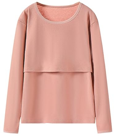 Camisetas de lactancia para mujer para camisas de lactancia materna ropa de maternidad camisa de embarazo de doble camiseta posparto camiseta personalizada nacimiento, sandía roja, M