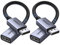 UGREEN 4K Displayport to HDMI Adapter 2Pack Uni-Directional Braided DP to HDMI Cable Aluminium Male to Female Converter Multi-Screen Compatible with Monitor Projector HDTV Dell Laptop HP AMD NVIDIA
