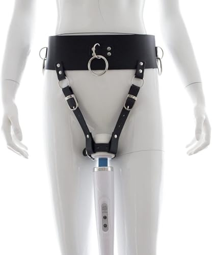 Bondage Restraints,(Wand Or Vibrator Not Included) Forced Vibrator Wand Belt Strap Harness Holder Tie for Women Adjustable, Adult Sex Toys for Couple Women Men