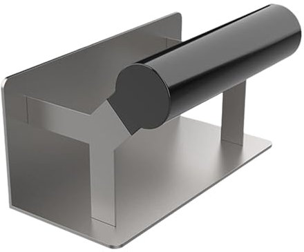 perfk Paleta de esquinas Paleta de acabado para albañilería Herramienta para cemento Mango de goma Agarre ligero para uso profesional Esquina interior, Esquina Interior