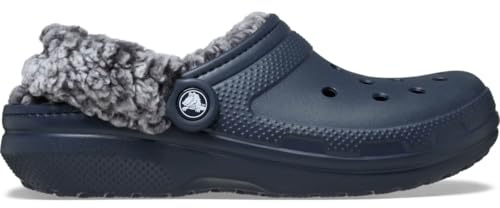 Crocs Mixte Classic Fleece Lined Clog Sabot, Bleu Marine, 41 EU