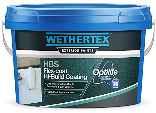Grehge x-Coat Hi-Build Coating | Heavily Textured Masonry Paint | 15KG (White)