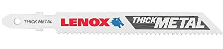 LENOX TOOLS 1991559 T-Shank Thick Metal Cutting Jig Saw Blade, 3 5/8 x 3/8 14 TPI, 3 Pack