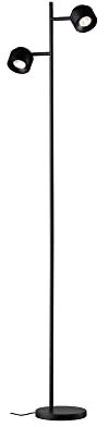 Paulmann 79775 LED Stehleuchte Puric Pane 2x300lm incl. 2x3 Watt dimmbar Stehlampe Schwarz Metall, Kunststoff 2700 K