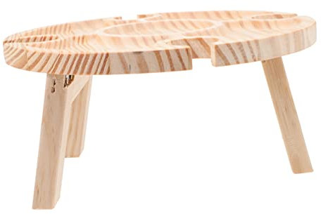 Anneome Tavolo Rotondo Compatto E Portatile Multifunzionale Per Spuntini Campeggio Casa Robusto Facile Da Pulire