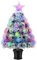 54cm Christmas Tree Fiber Optic Snowflake Lighted with Star Topper,Small Pre-Lit Artificial Christmas Tree,Tabletop Christmas Tree Mini Xmas Tree Multi Lights,Battery/USB Operated for Desktop