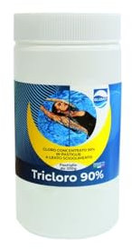 TRICLORO IN PASTIGLIE A LENTO RILASCIO 200g | TRATTAMENTO EFFICACE PER PISCINE | CONFEZIONE DA 1 Kg
