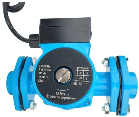 Adjustable Small Submersible Pump Three-Speed Speed Control Ultra-Quiet Recirculation Pump 55L/min Water Pressure Booster for Hot Circulating