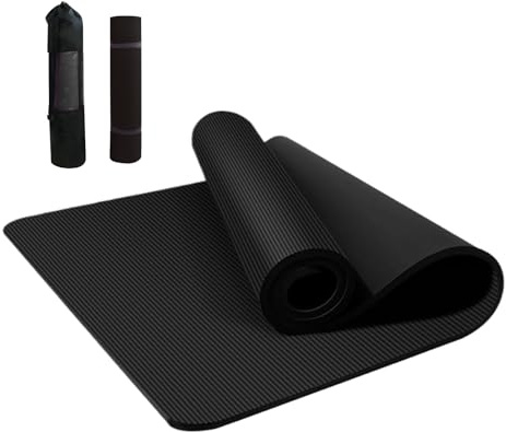 Ylnailky Esterilla De Ejercicios | Equipo de Entrenamiento Antideslizante con Amortiguación - Colchoneta Fitness Pilates Ligera Extra Gruesa - Para Gimnasio Casa Pilates Suelo