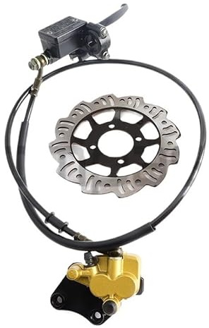 Bakre bromsskiva För 110cc 125cc 140cc 1 set motorcykel framskivbromskit hydrauliskt bromssystem Bromsok(With brake disc)