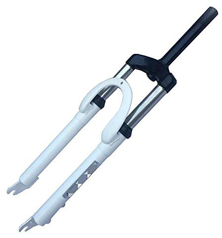 SLRMKK Horquilla de suspensión para Bicicleta, Horquilla Delantera para Bicicleta de montaña de 24 Pulgadas, Horquilla Delantera para Bicicleta sin Dientes/Columna B de Freno de Disco/Tubo vertic
