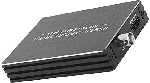 Goshyda Video Capture Card, 1080P Video Capture Card SDI zu HD Multimedia USB3.0 USB2.0 Port Capture Card Converter mit Langer Lebensdauer für Heimvideo
