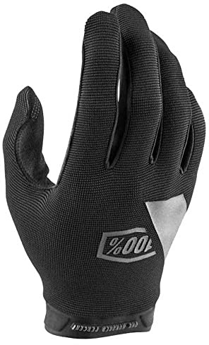 100% Ridecamp Gloves - Motocross & Mountain Biking - Lightweight Riding Gloves for Men & Women - Black, X-Large
