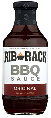 Rib Rack Original BBQ Sauce, 19 Ounces (Pack of 6)