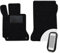 moto-MOLTICO Vorne Fußmatten Auto Velours Autoteppiche Schwarz Automatten Set 2-teilig passend für Mercedes-Benz C-Klasse W204 2007-2014