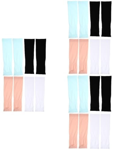 Happyyami 12paare Pärchen Junge Mädchen Eisärmel Kühlende Armstulpen Für Sonnenschutz Im Freien Uv-schutz Atmungsaktive Weiche Und Bequeme Ärmel