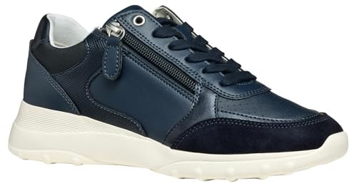Geox Damen D ALLENIEE B Sneaker, Navy, 35 EU