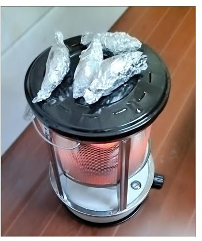 BomDog Estufa de Queroseno Portátil, Estufa de Petróleo, Estufa Multifuncional Portátil con Bolsa de Almacenamiento/White