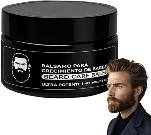 1 PCS Beard Balm for Men,Moisturizes & Strengthens Beard,Moustache Wax,Beard Stimulating Balm,Beard Cream,Moisturizes Strengthens Balm for Mens,Beard Conditioner,Beard Butter,Supports Thicker Beard
