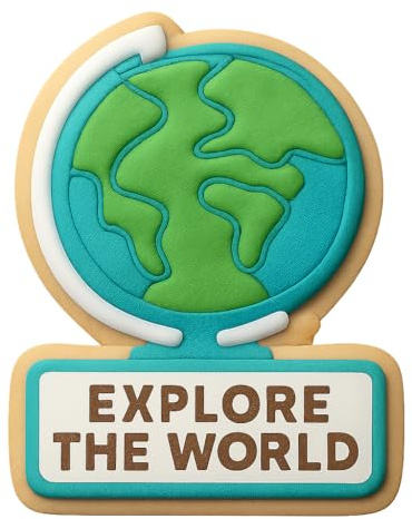 Explore the World Globe Cookie Cutter 4x5.3 Creative Baking Design
