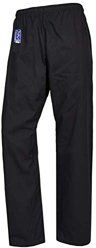BAY Sports Defense Hose 12 Unzen 100% Baumwolle, verstärkte Knie, für SV, Krav MAGA, Judo, BJJ, SV, Self Defence, Ju Jutsu, (180 - L)