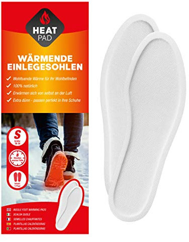 Heat Pad Fußsohlenwärmer Sohlenwärmer Wärmesohlen 5/24 Paar Schuhwärmer Sohle Fußwärme Schuhheizung Fußheizung (L 42-47, 5 Paar)