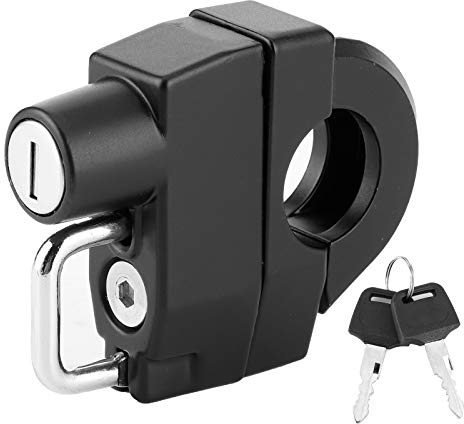Lucchetto X Casco Moto Lucchetto X Casco Moto Ebtools Di Sicurezza per Antifurto Universale Con Chiavi Accessorio Manubrio Da 0,9 Pol