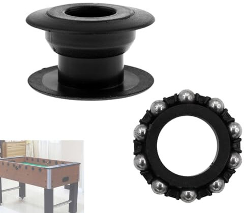 zalati Lot de 10 roulements à billes en métal pour barre de babyfoot, 16 mm