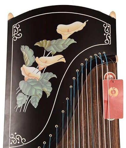 JITEM Professional Performance Grade Paulownia Guzheng (163Cm), Traditional Chinese String Instrument, Zither for Beginners and Professionals(Color:B)