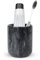 SIPARUI Marble Toothbrush Holder,Bathroom Toothbrush Cup Toothpaste Holder,Toothbrush Storage,Travel Camping Portable Reusable Storage Cups,Sturdy and Non-Tipping,Easy to Clean,Odorless(Black)