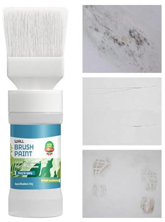 White Touch Up Paint For Walls, Wall Repair Tool Scratch Repair White Paint, Stain Remover For Walls, Fast-Drying Paint Touch Up, Paint Brush For Walls, Effortless Wall Cleaning, Touch Up Paint