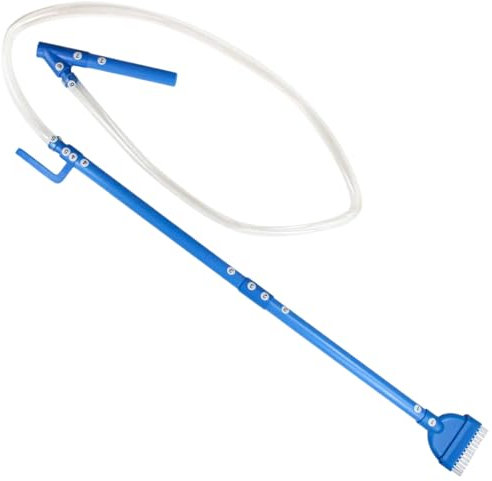 Aspirador, Aspiradora Manual para Piscinas Portátil, Herramienta Eficaz Y Segura para Eliminar Suciedad Algas Y del Fondo del Agua