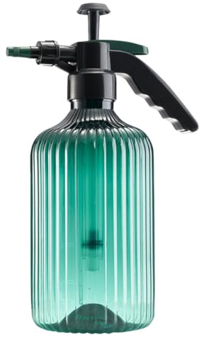 GATHINESS Annaffiatoio a Pressione Manuale 2l Verde, Spruzzatore per Fiori e Piante, Strumento per Giardinaggio Domestico e Balcone, Resistente e Leggero per Bonsai e Riutilizzabile