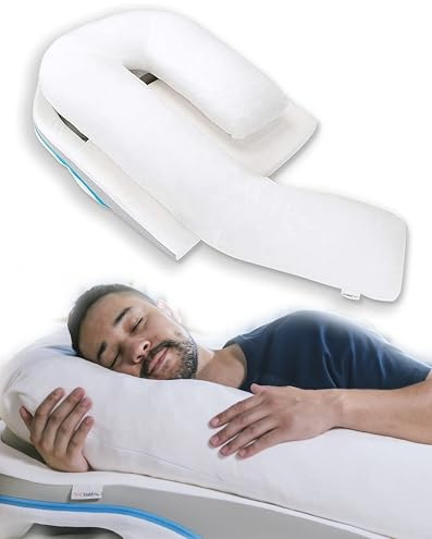 MedCline Sistema di sollievo per le spalle, cuscino a cuneo per alleviare il dolore alle spalle, con cuscino terapeutico per il corpo, inserto e coperture, posizione inclinata per dormire con tasca