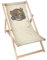 DreamRoots Liegestuhl klappbar Holz, Buchenholz bis zu 130 kg, Sonnenliege klappbar mit 3-stufiger Neigungsregulierung der Rückenlehne, Strandstuhl Holz mit waschbare 100% Polyester, Liegestuhl Holz