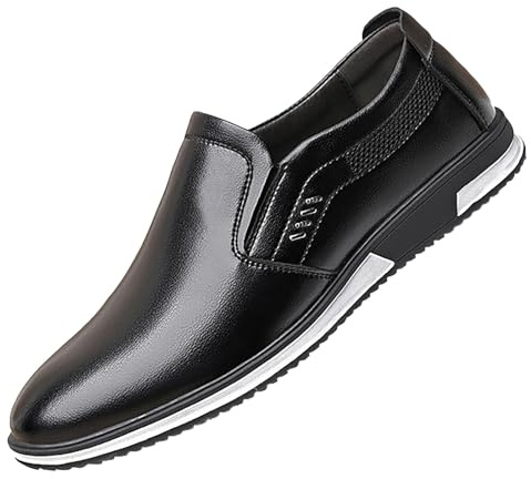 Oxford Chaussures en cuir pour homme - Chaussures d'été classiques - Chaussures de mariage vernies élégantes - Chaussures de costume sans lacets - En cuir lisse - Chaussures de danse - Respirantes, Z