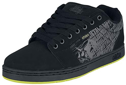 Etnies Metal Mulisha Barge XL, Chaussures de Skateboard Homme, Noir (Black/Lime 895), 41 EU
