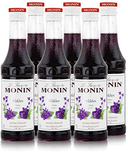 Monin Sirup Veilchen 0,25 l, 6er Pack